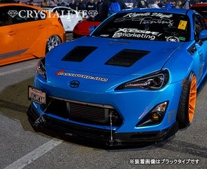 CRYSTAL EYE LED LIGHT BAR HEADLIGHT V3 FOR HALOGEN VEHICLES WITH FLOWING TURN SIGNALS BLACK (BK) FOR TOYOTA 86 SUBARU BRZ WITH HALOGEN HEADLIGHTS J164-BK