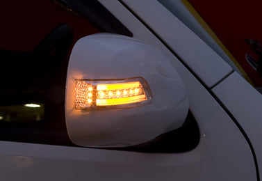 TOMS LED DOOR MIRROR WINKER WHITE 058  FOR  HIACE REGIUS TRH20#KDH20#  87950-TTH20-W2