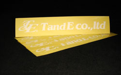 CAR MAKE T&E NEW [TANDE] STICKER FOR  CARMAKETE-03050
