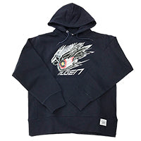 MUGEN X SHIBUYA COMMANDER EYE PARKA Large NAVY  For UNIVERSAL FITTING 90000-XYL-652A-N4