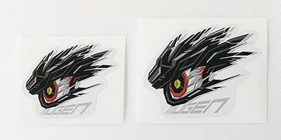 MUGEN X SHIBUYA COMMANDER EYE STICKER MEDIUM  For UNIVERSAL FITTING 90000-YZ5-312B-Z3