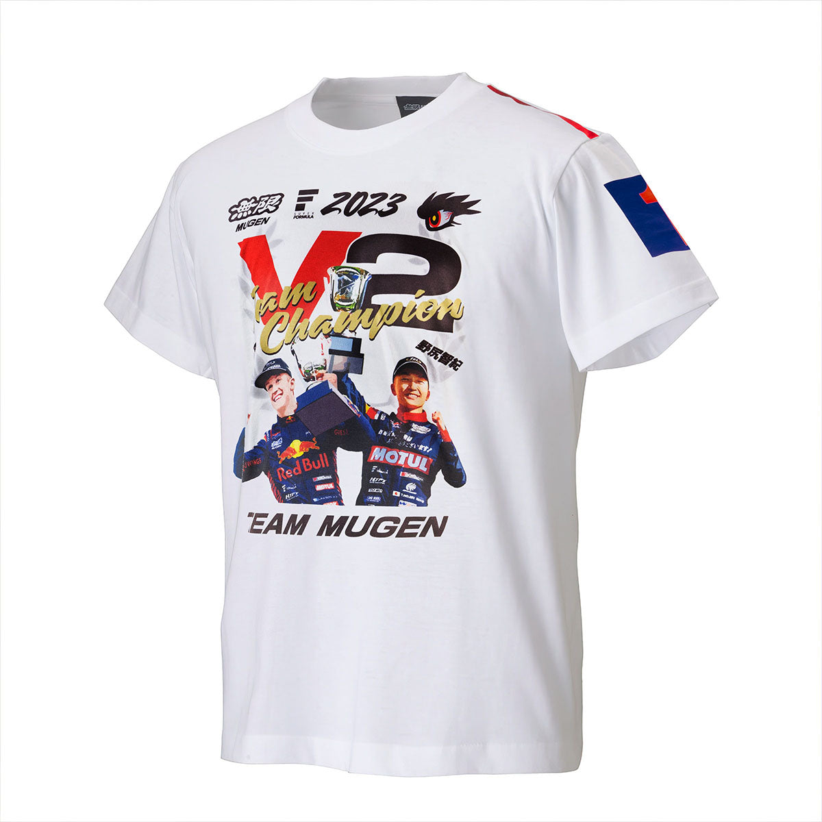 MUGEN TEAM MUGEN 23 CHAMPION T-SHIRT WHITE LARGE FOR  90000-XYM-604C-W4