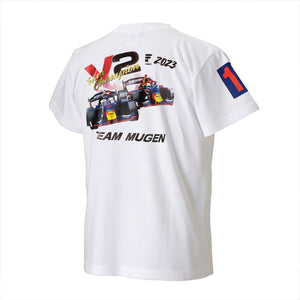 MUGEN TEAM MUGEN 23 CHAMPION T-SHIRT WHITE LARGE FOR  90000-XYM-604C-W4