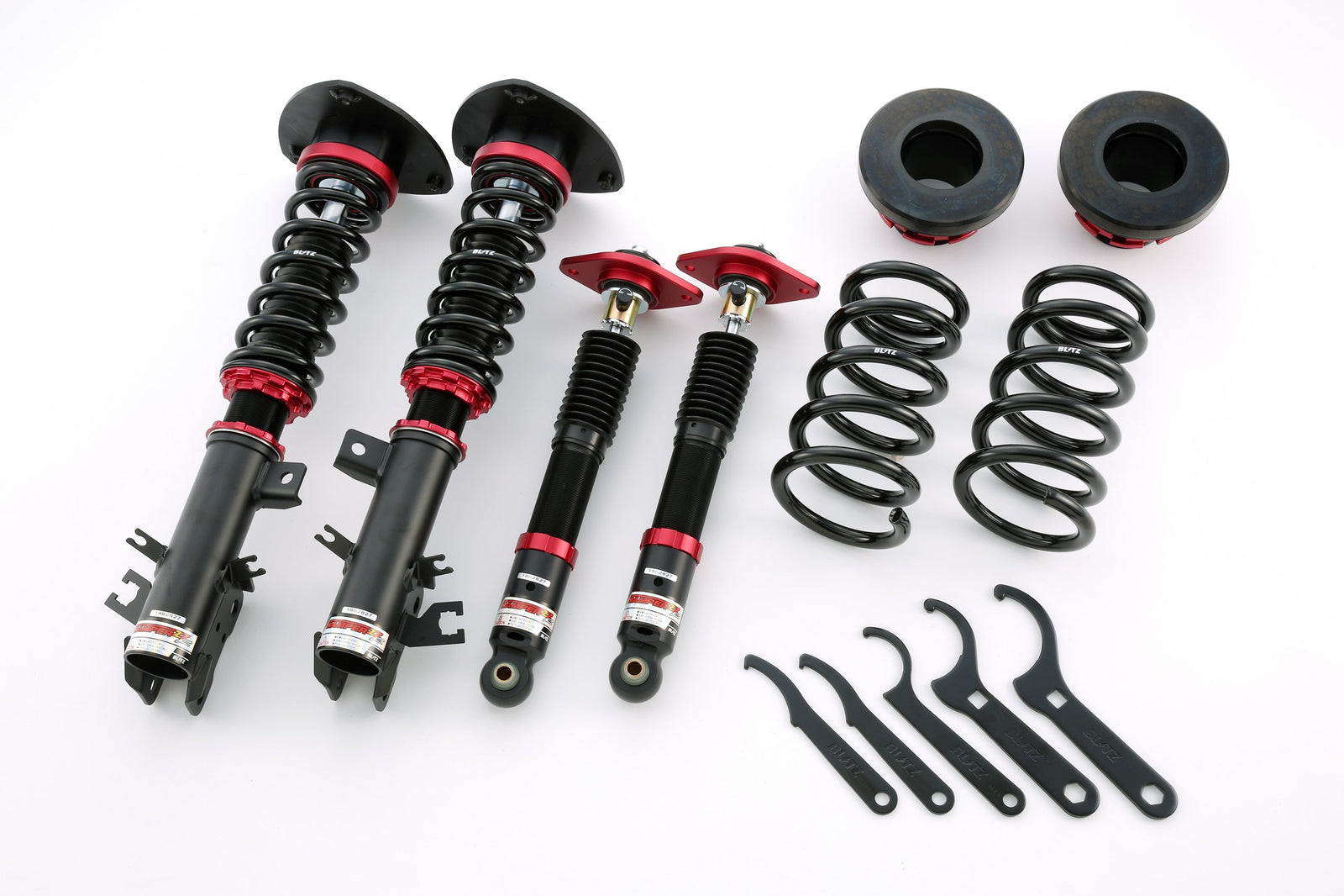 BLITZ ZZ-R COILOVER SUSPENSION SET FOR NISSAN ELGRAND TNE52 PNE52 QR25DE VQ35DE 92437