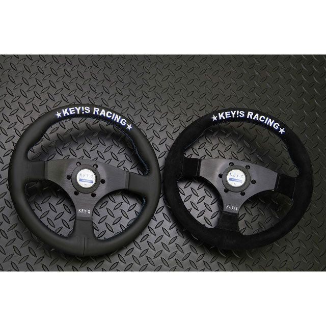 KEY'S RACING ORIGINAL STEERING WHEEL 07Y 325 FLAT BLACK SW01038-1