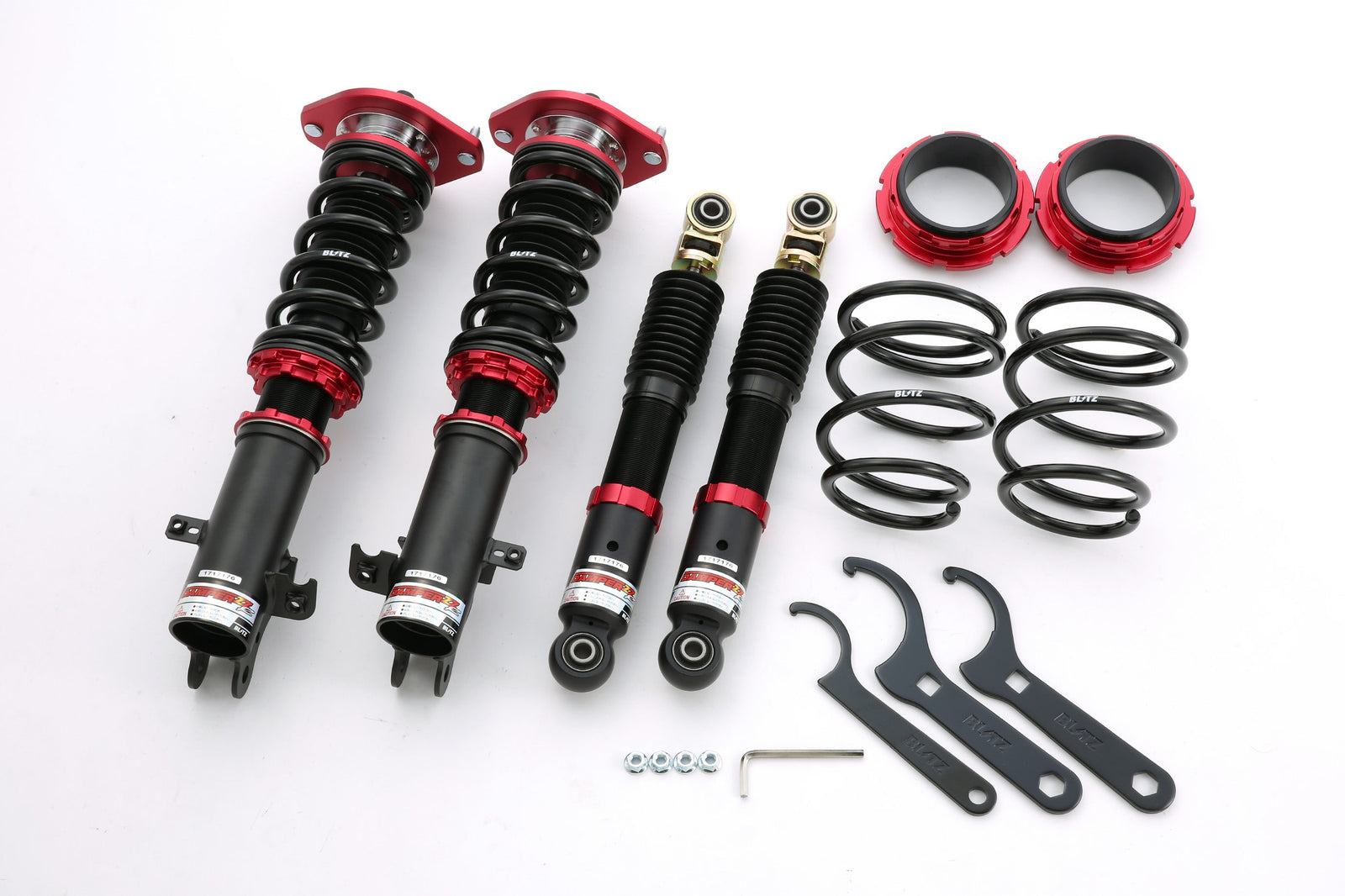 BLITZ ZZ-R COILOVER SUSPENSION SET FOR SUZUKI PALETTE MK21S K6A (TURBO NA) 92491
