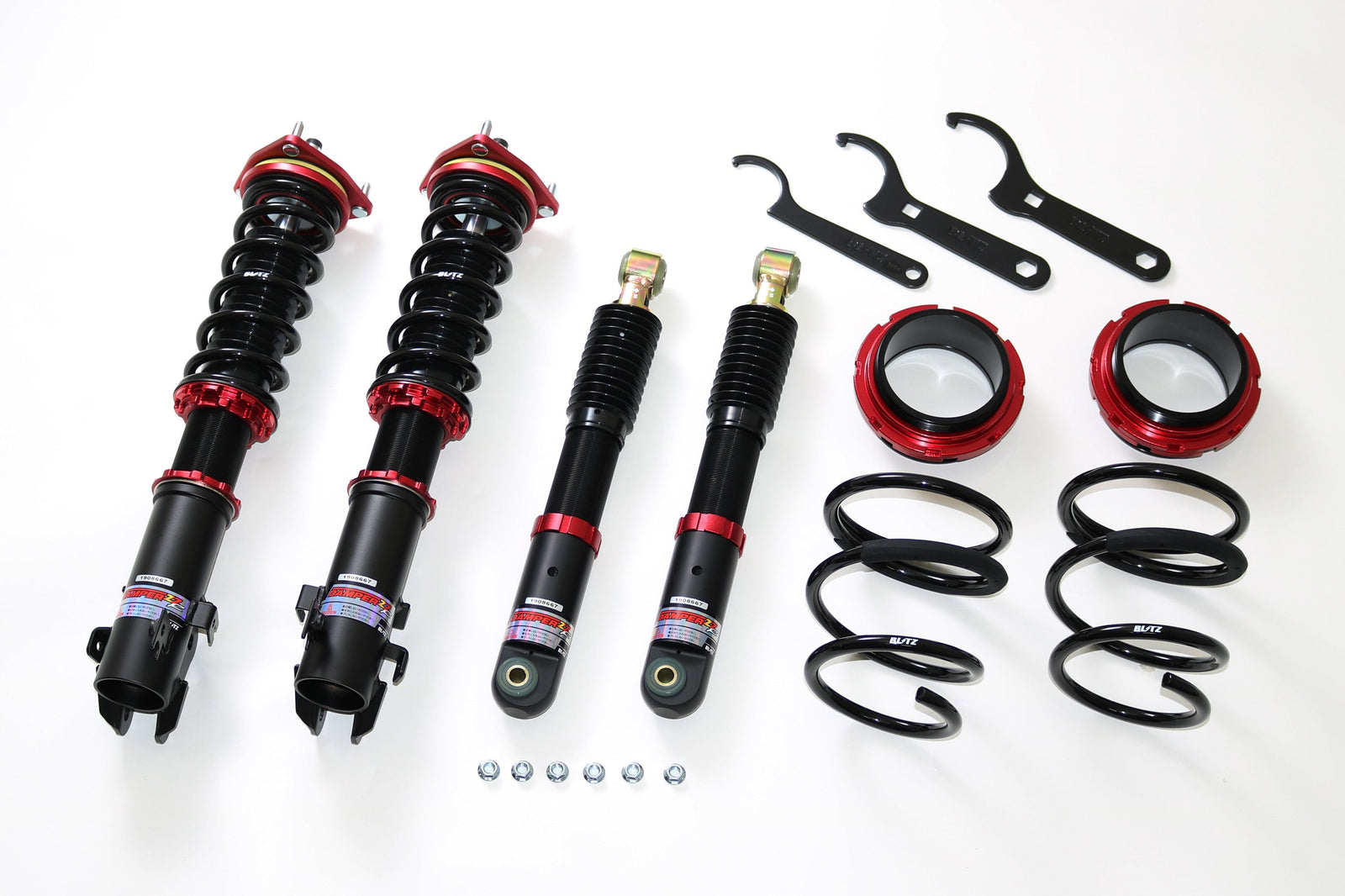 BLITZ ZZ-R COILOVER SUSPENSION SET FOR TOYOTA PIXIS VAN S331M KF-VE KF-DET 92501