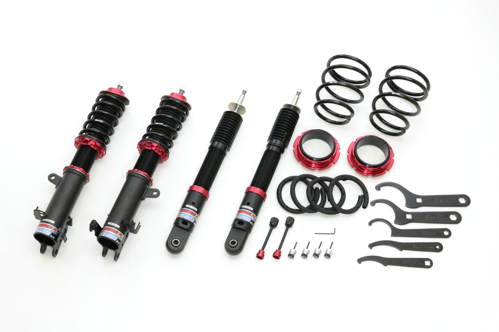 BLITZ ZZ-R COILOVER SUSPENSION SET FOR SUZUKI SPACIA CUSTOM MK53S R06A-WA05A (TURBO NA) 92529