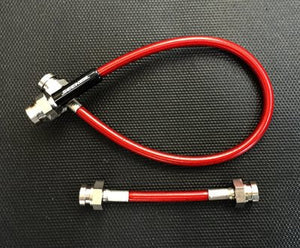 SEEKER RED COAT STAINLESS MESH CLUTCH LINE FOR HONDA S660  12900-660-000