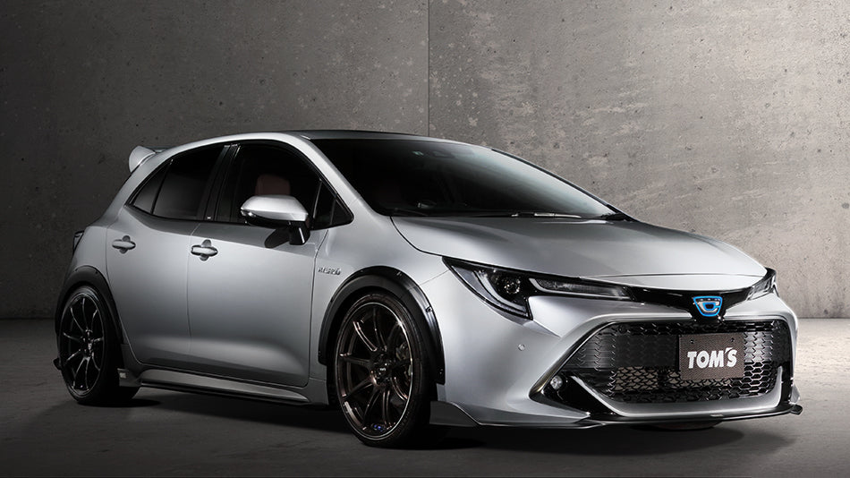 TOMS OVERFENDER FRONT REAR SET ABS PLATINUM WHITE PEARL MICA 089 FOR TOYOTA COROLLA SPORT ZWE211 NRE22 53800-TZE21-W2