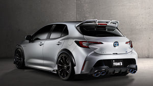 TOMS OVERFENDER FRONT REAR SET ABS WHITE PEARL CRYSTAL SHINE 070 FOR TOYOTA COROLLA SPORT ZWE211 NRE22 53800-TZE21-W