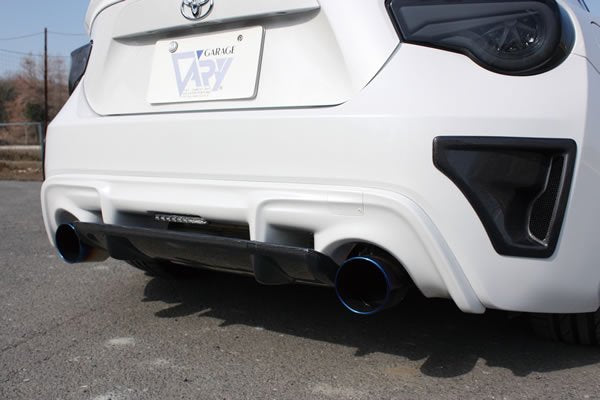 GARAGE VARY REAR DIFFUSER + CENTER FLAP FOR TOYOTA 86 ZN6 ZENKI SUBARU BRZ ZC6 30-2014