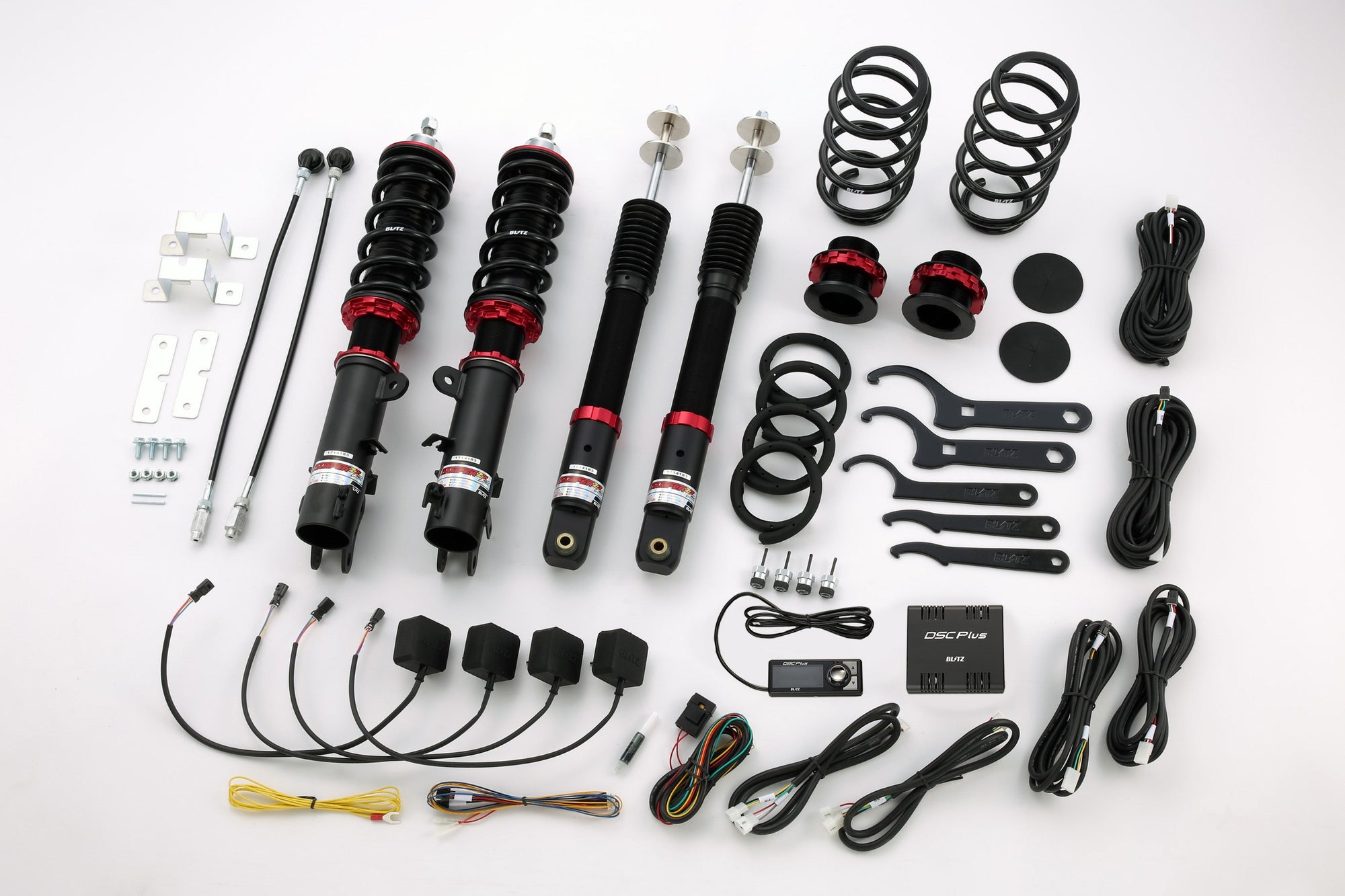 BLITZ ZZ-R DSC PLUS COILOVER SUSPENSION SET FOR HONDA N-BOX JF2 S07A (TURBO NA) 98630