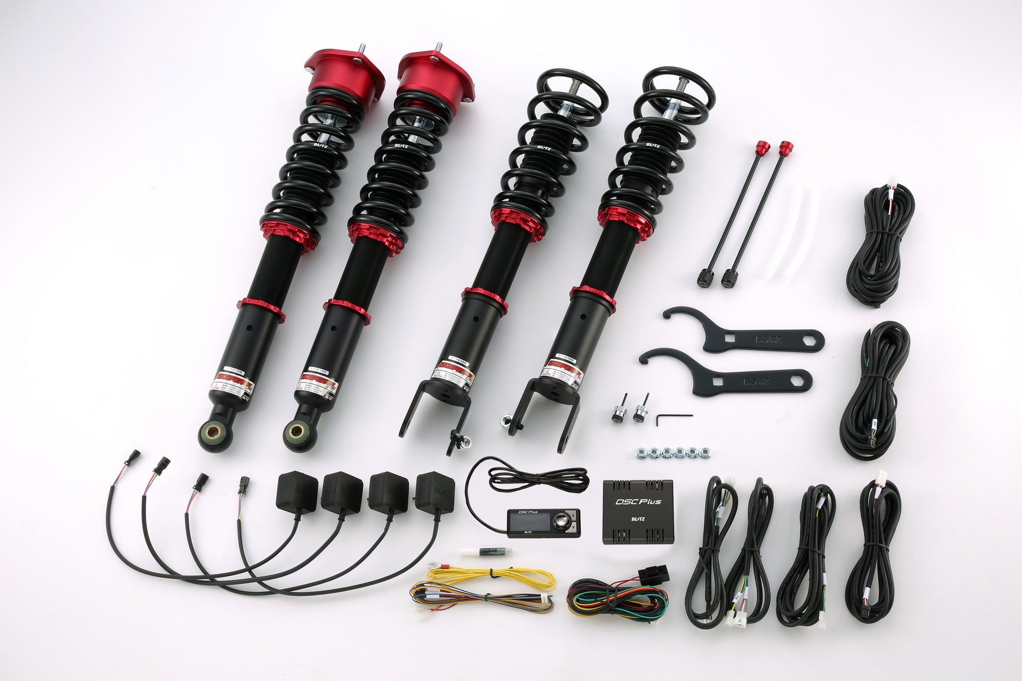 BLITZ ZZ-R DSC PLUS COILOVER SUSPENSION SET FOR NISSAN SKYLINE HYBRID HV37 VQ35-HM34 98320