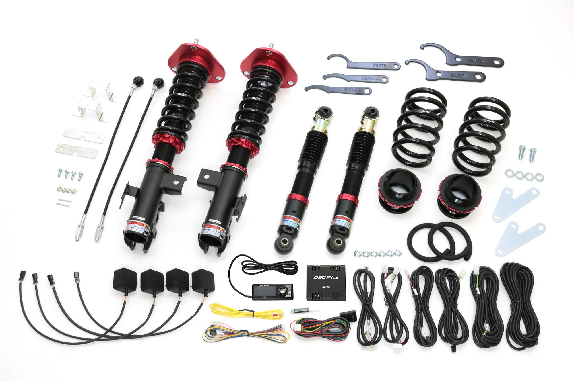 BLITZ ZZ-R DSC PLUS COILOVER SUSPENSION SET FOR TOYOTA HARRIER G'S ZSU60W 3ZR-FAE 98351