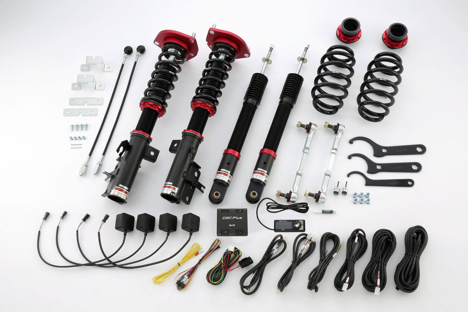BLITZ ZZ-R DSC PLUS COILOVER SUSPENSION SET FOR NISSAN SERENA NC26 FNC26 MR20DD 98354