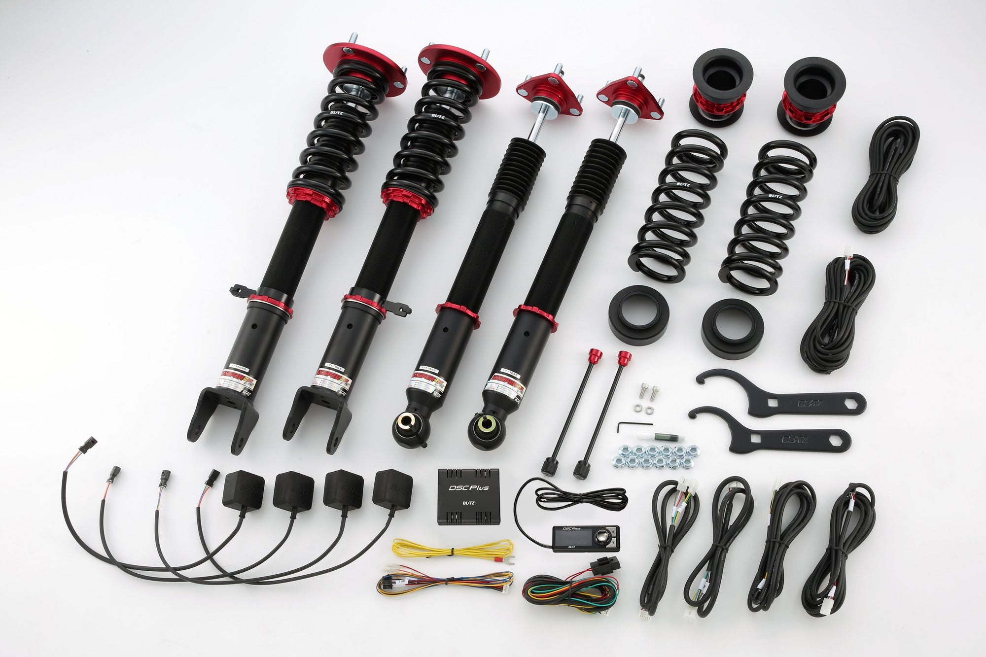 BLITZ ZZ-R DSC PLUS COILOVER SUSPENSION SET FOR LEXUS IS ASE30 8AR-FTS 98359