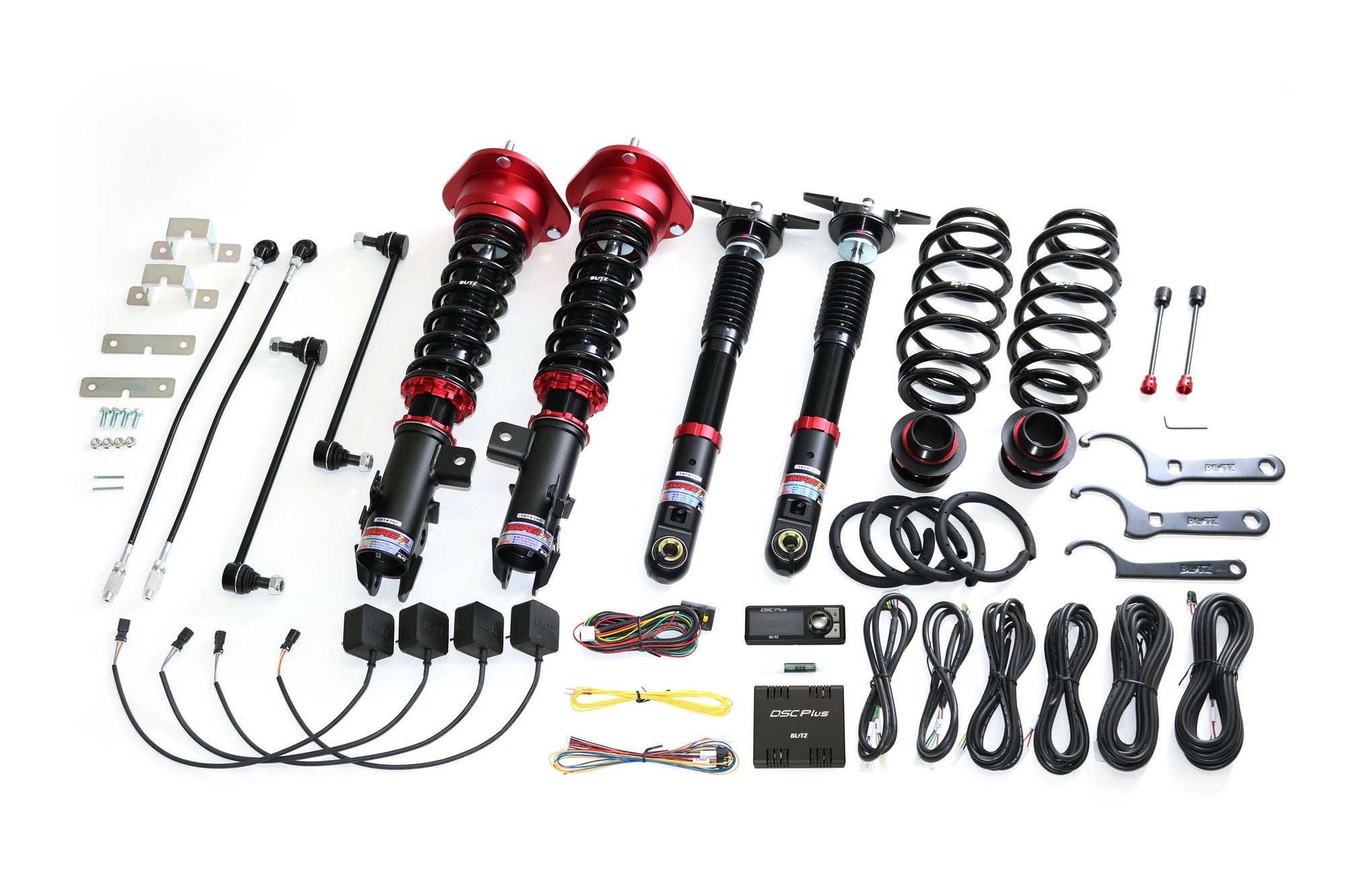 BLITZ ZZ-R DSC PLUS COILOVER SUSPENSION SET FOR TOYOTA PRIUS ZVW50 2ZR-1NM 98367