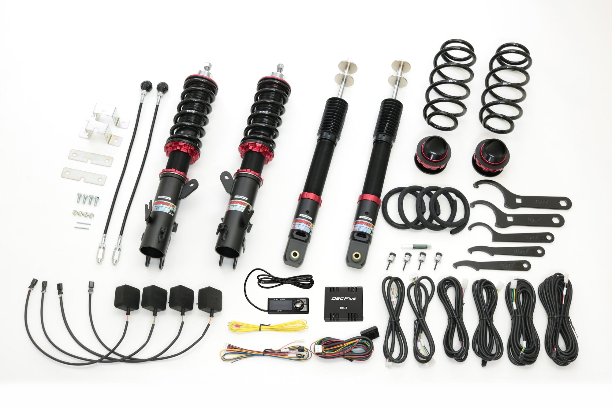 BLITZ ZZ-R DSC PLUS COILOVER SUSPENSION SET FOR HONDA N-BOX CUSTOM JF4 S07B (TURBO NA) 98390