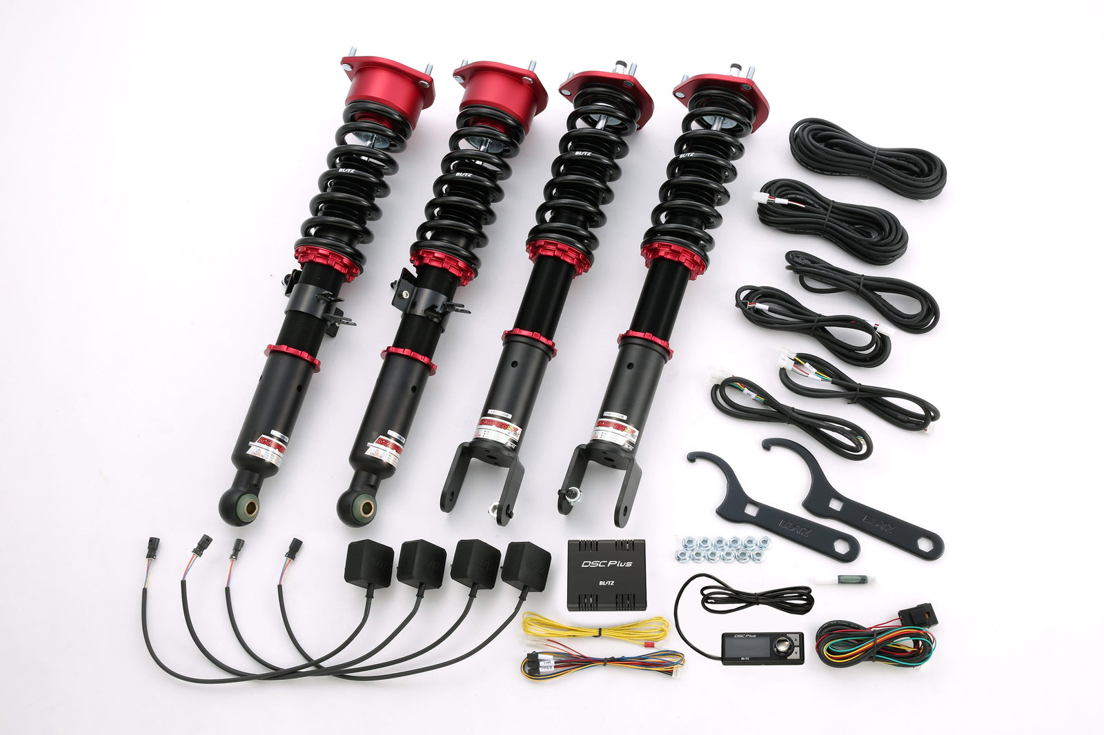 BLITZ ZZ-R DSC PLUS COILOVER SUSPENSION SET FOR NISSAN FUGUE KY51 VQ37VHR 98440
