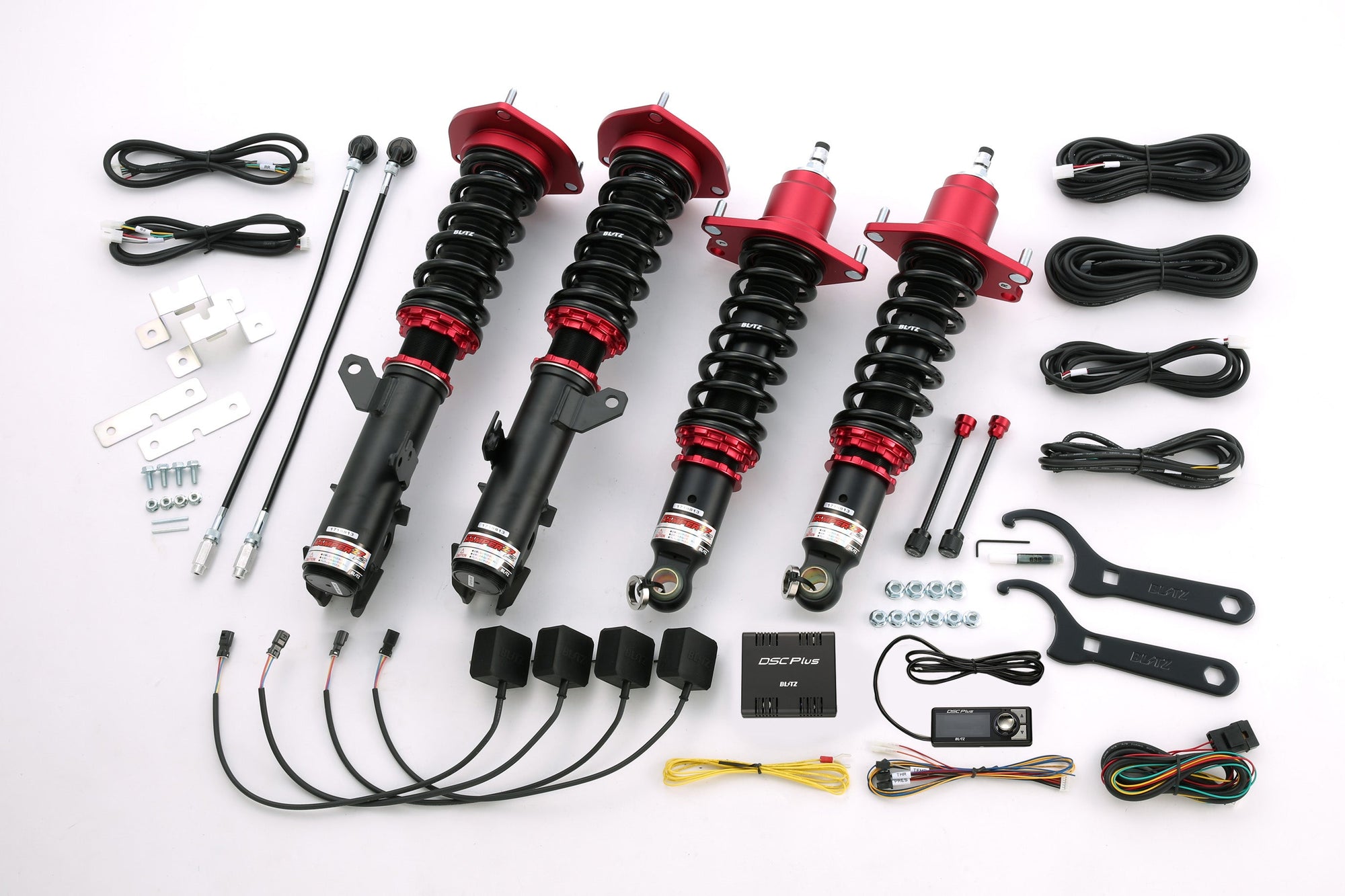 BLITZ ZZ-R DSC PLUS COILOVER SUSPENSION SET FOR TOYOTA COROLLA FIELDER NZE141G ZRE142G 1NZ-FE 2ZR-FE 98461