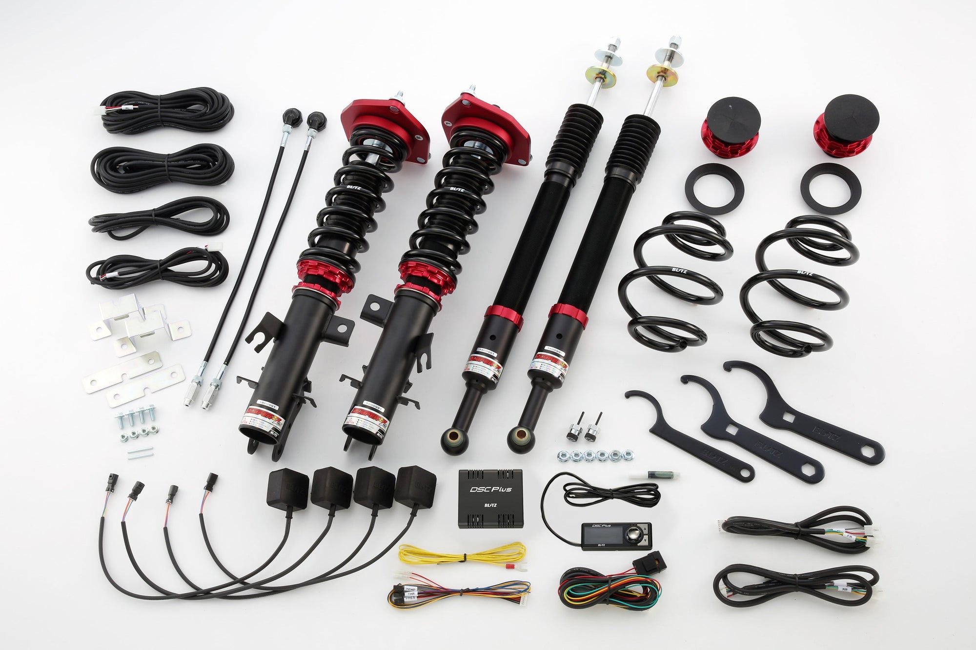 BLITZ ZZ-R DSC PLUS COILOVER SUSPENSION SET FOR NISSAN LEAF NISMO ZE1 EM57 98462