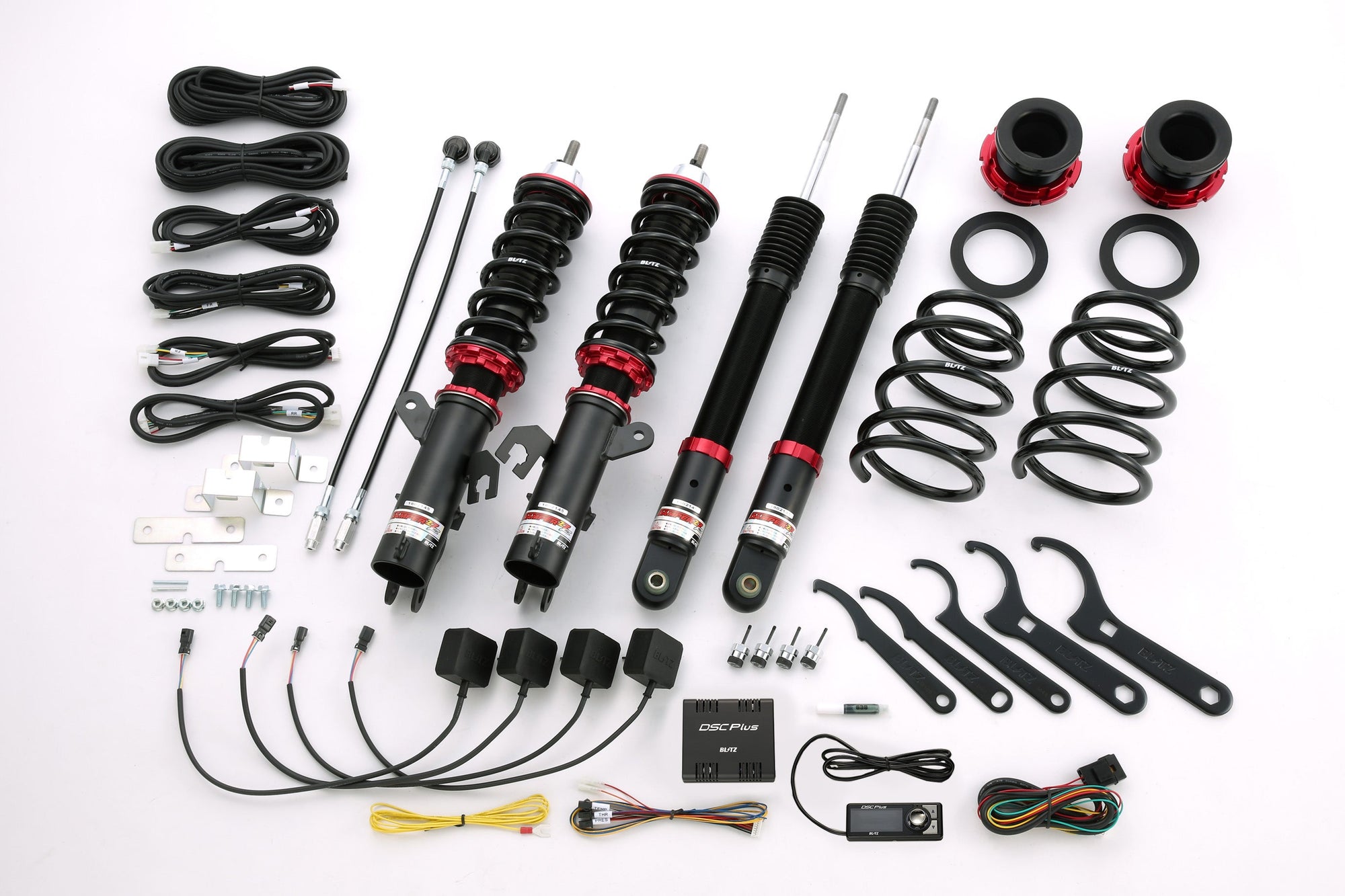 BLITZ ZZ-R DSC PLUS COILOVER SUSPENSION SET FOR NISSAN MARCH K13 HR12DE 98463