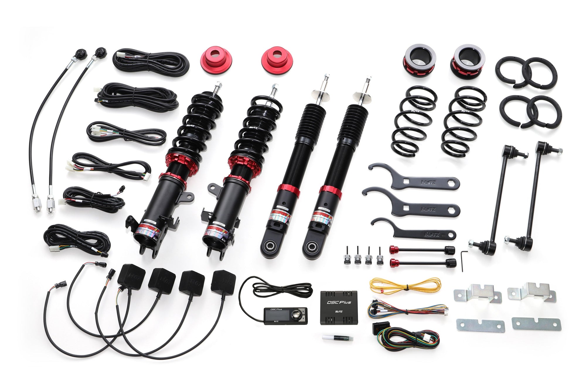 BLITZ ZZ-R DSC PLUS COILOVER SUSPENSION SET FOR SUZUKI CROSBY MN71S K10C-WA05A 98502