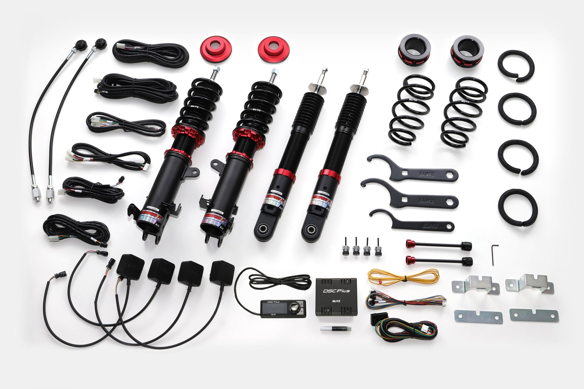 BLITZ ZZ-R DSC PLUS COILOVER SUSPENSION SET FOR SUZUKI SPACIA GEAR MK53S R06A-WA05A (TURBO NA) 98503