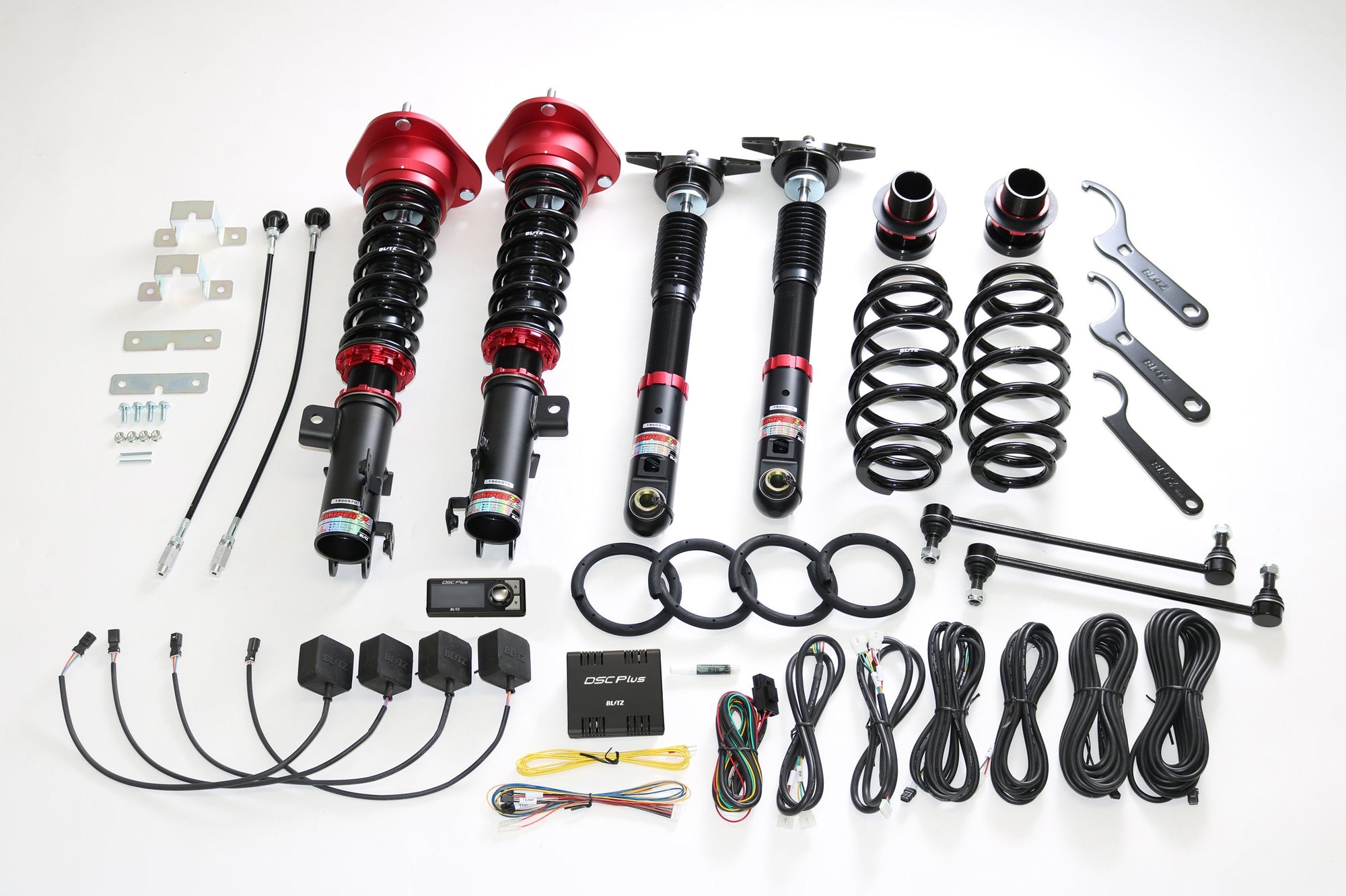 BLITZ ZZ-R DSC PLUS COILOVER SUSPENSION SET FOR TOYOTA COROLLA SPORT HYBRID ZWE211H 2ZR-1NM 98512