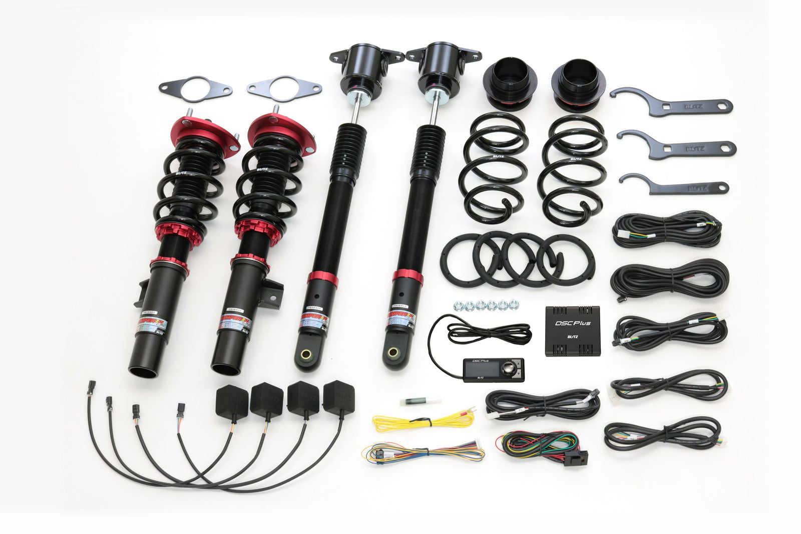 BLITZ ZZ-R DSC PLUS COILOVER SUSPENSION SET FOR MAZDA MAZDA3 SEDAN BPFP PE-VPS 98534