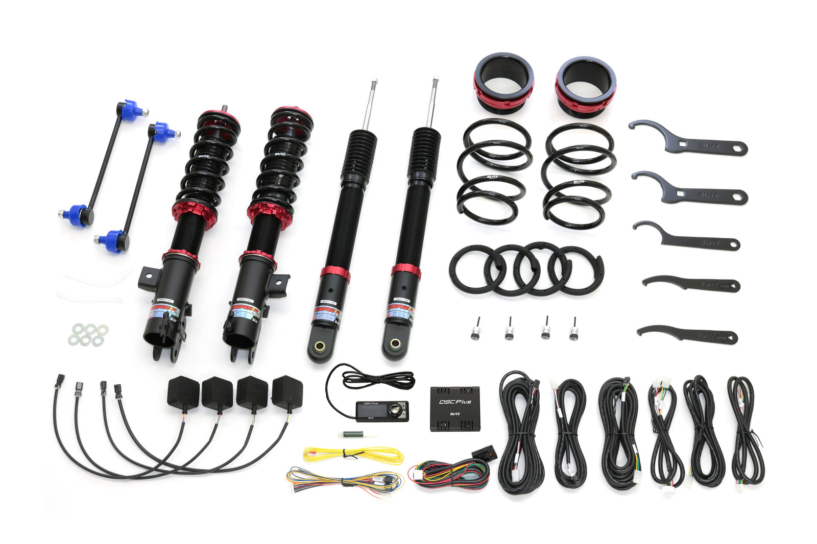 BLITZ ZZ-R DSC PLUS COILOVER SUSPENSION SET FOR SUBARU CHIFFON CUSTOM LA660F KF(TURBO NA) 98538