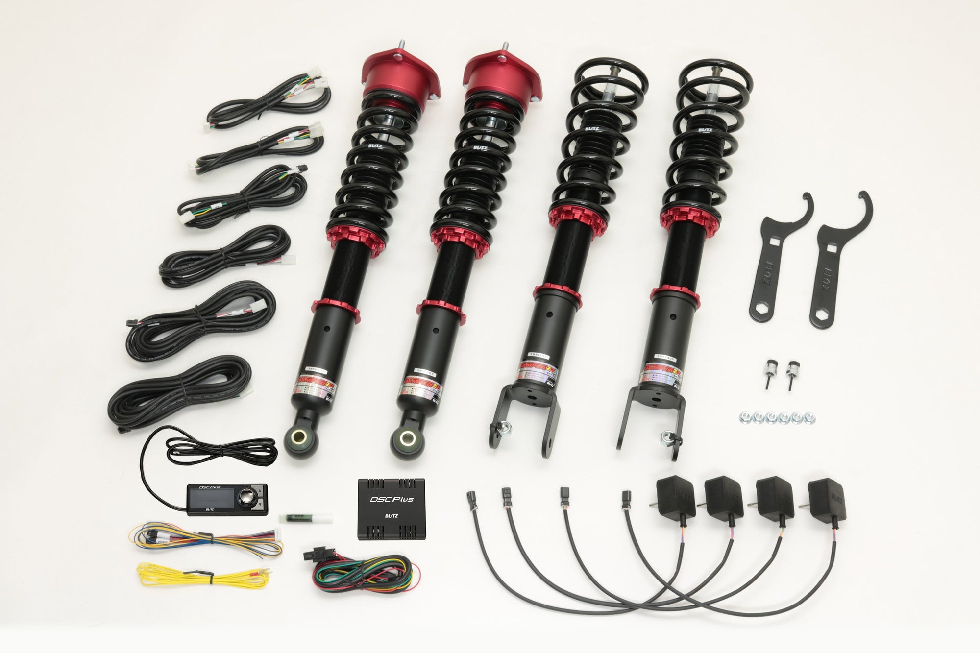 BLITZ ZZ-R DSC PLUS COILOVER SUSPENSION SET FOR NISSAN SKYLINE RV37 VR30DDTT 98543