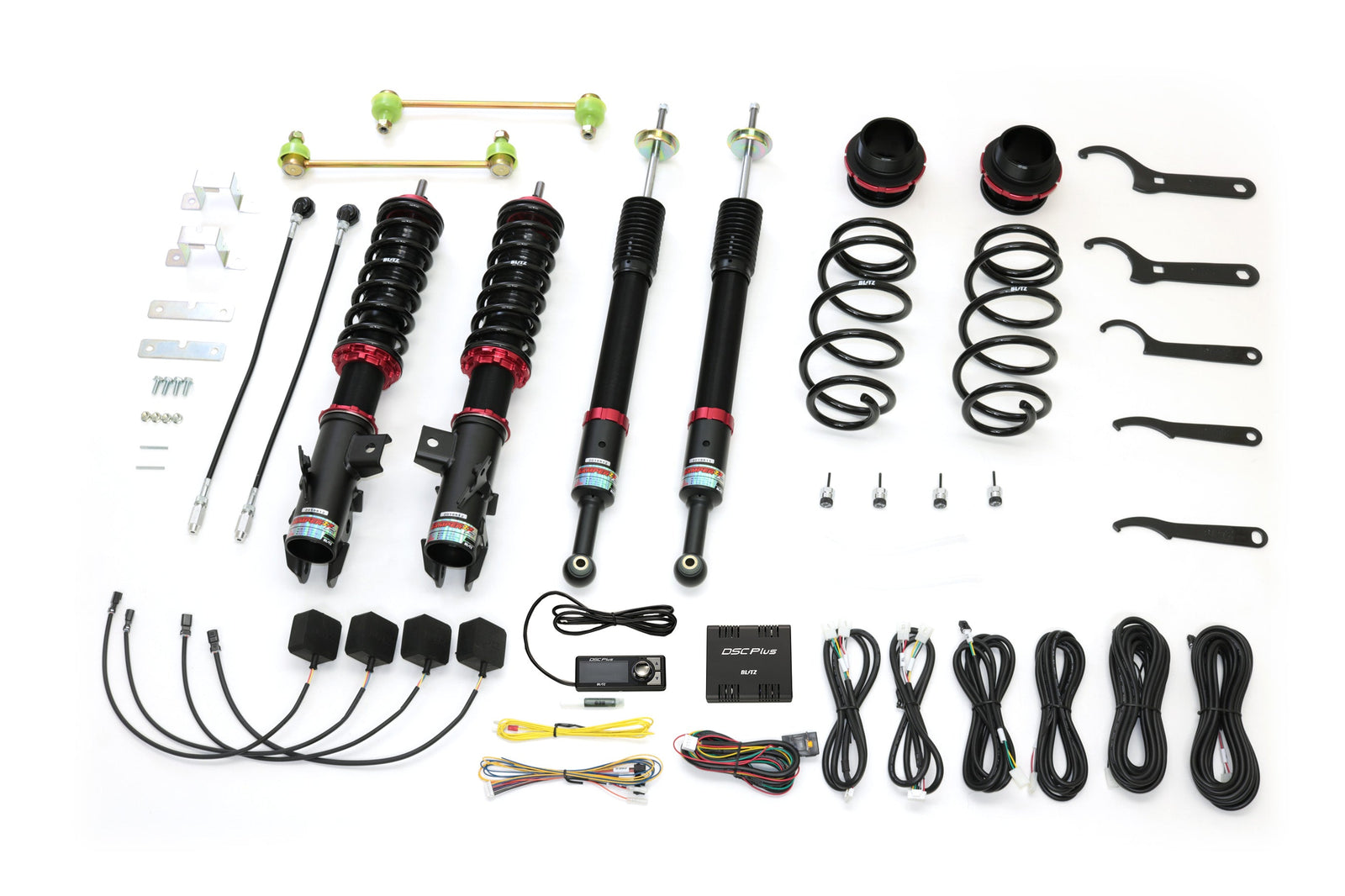 BLITZ ZZ-R DSC PLUS COILOVER SUSPENSION SET FOR TOYOTA YARIS MXPA10 M15A-FKS 98551