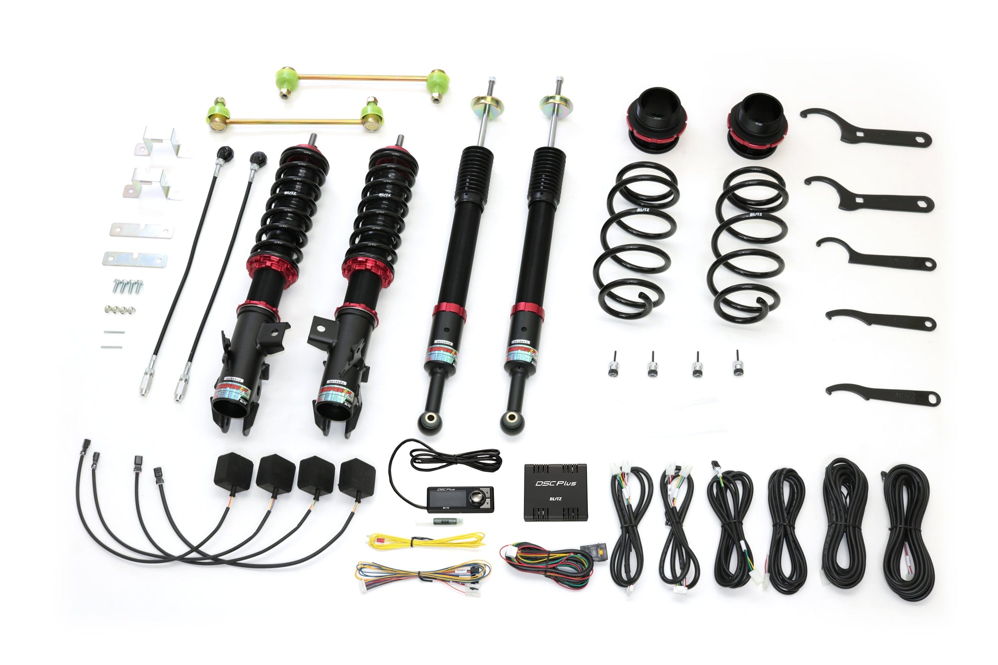 BLITZ ZZ-R DSC PLUS COILOVER SUSPENSION SET FOR TOYOTA YARIS MXPA10 M15A-FKS 98551