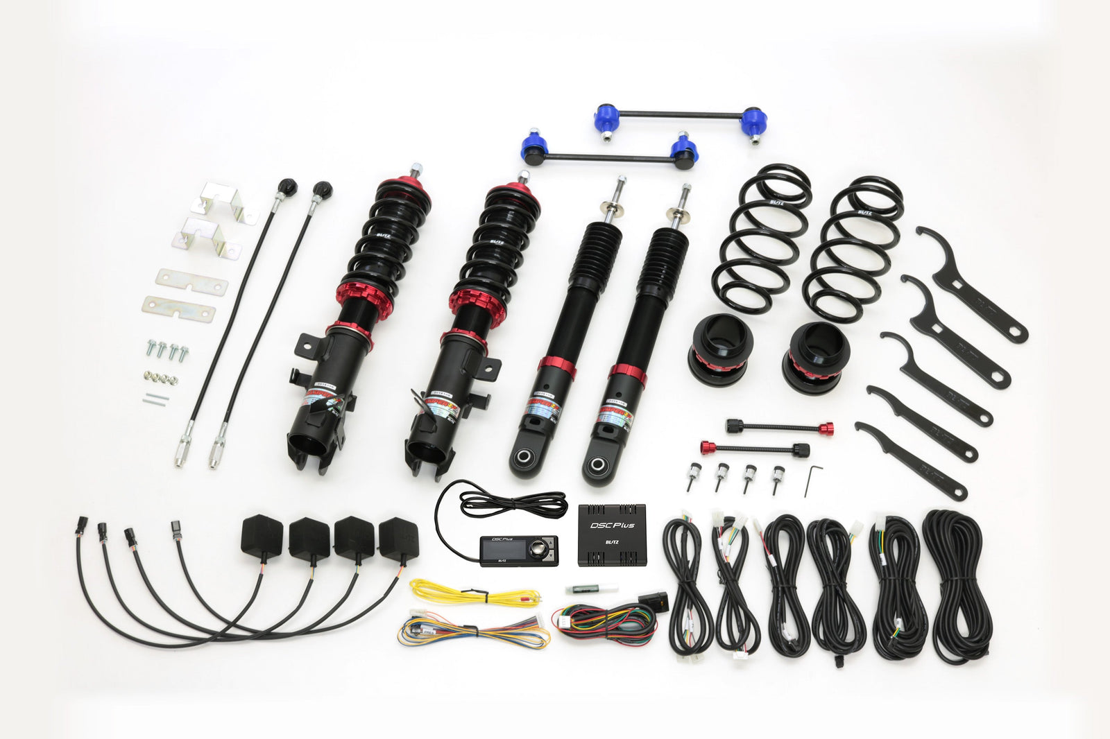 BLITZ ZZ-R DSC PLUS COILOVER SUSPENSION SET FOR NISSAN LUX B44A B45A BR06 (TURBO NA) 98556