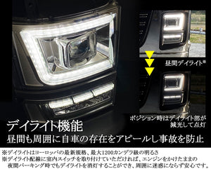 NIGHT STAR PROJECTOR LED HEADLIGHT & LED FOG SEQUENTIAL TURN SIGNAL CORNER LAMP SET FOR ISUZU GIGA U065
