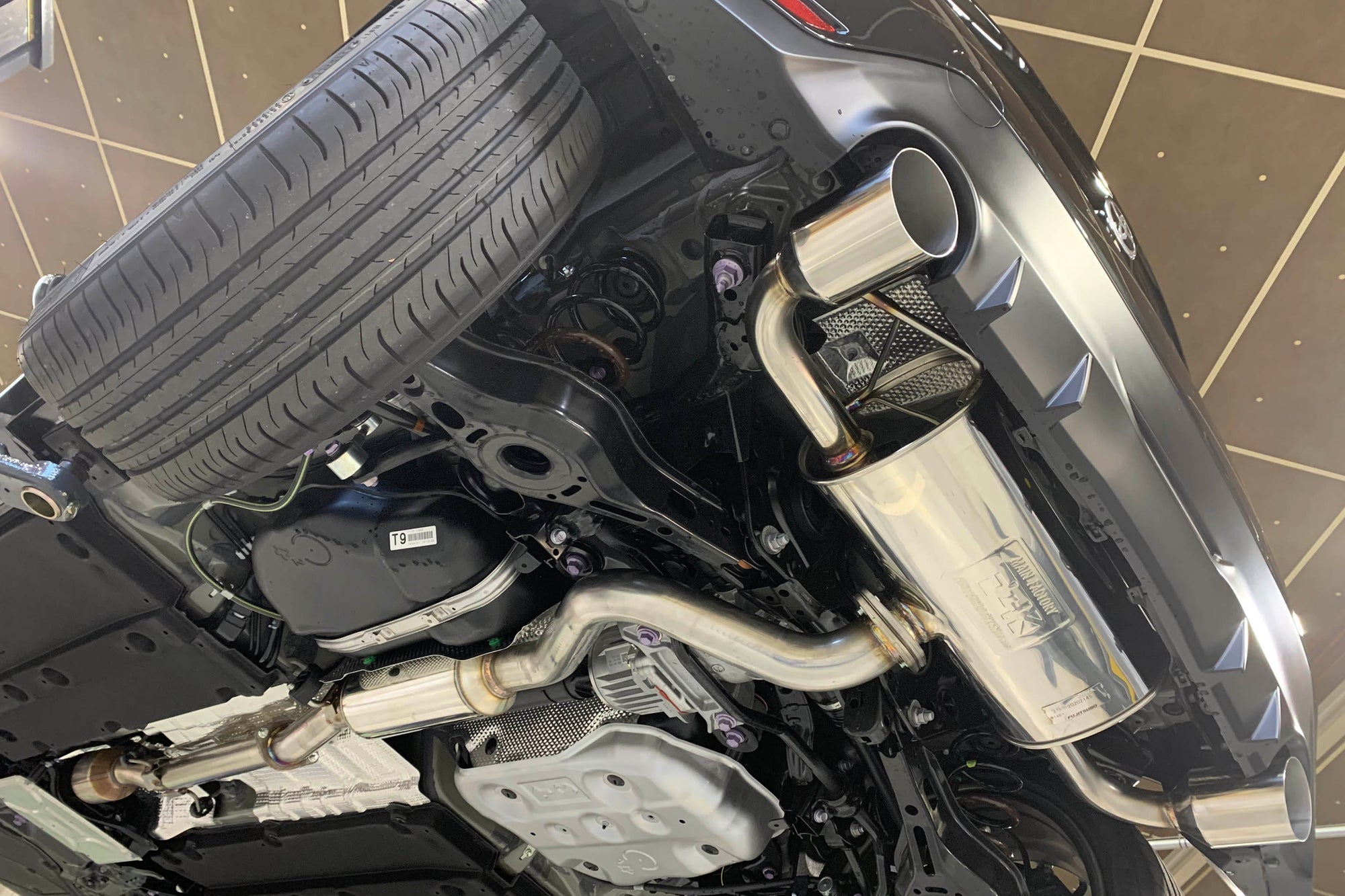 FUJITSUBO AUTHORIZE R (BLUE TIP) Exhaust For GXPA16 GR YARIS 1.6 TURBO 4WD 570-21231-BG