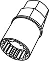 KYO-EI PARTS KEY ADAPTER (1) A-75