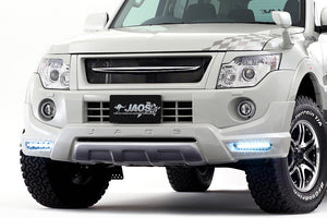 JAOS FRONT BUMPER GUARD WITH LED DAY LAMP FOR MITSUBISHI PAJERO V80 90 A016329