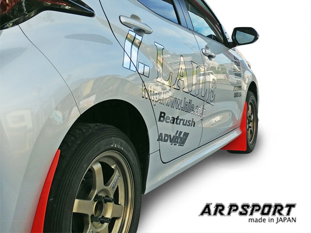 LAILE BEATRUSH MUDFLAP RED FRONT FOR TOYOTA YARIS MX PA10 A61018-F2