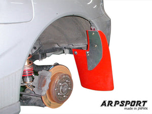 LAILE BEATRUSH MUD FLAPS RED FRONT For TOYOTA CELICA ZZT231 A61214-F2