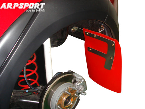 LAILE BEATRUSH MUD FLAPS RED REAR For COLT RALLIART Ver R Z27AG COLT 15C Z23A A63232-R2