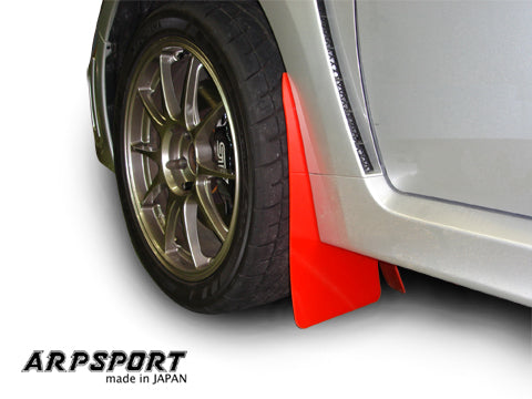 LAILE BEATRUSH MUD FLAPS RED FRONT For SUBARU IMPREZA WRX STi GRB A66020-F2