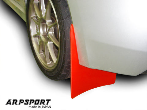 LAILE BEATRUSH MUD FLAPS RED FRONT For SUBARU IMPREZA WRX STi GRB A66020-F2