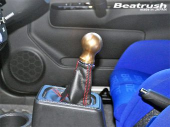 LAILE BEATRUSH ALU GEAR KNOB TYPE B CORD GOLD For ALTO WORKS HA36S A98504AG-B