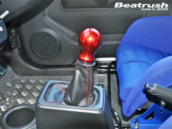 LAILE BEATRUSH ALU GEAR KNOB TYPE B CORD PURPLE For ALTO WORKS HA36S A98504AP-B