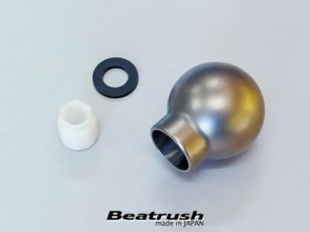 LAILE BEATRUSH TITANIUM GEAR KNOB TYPE Q45BR SANDBLAST M10x1 50P A91015TB-QBR