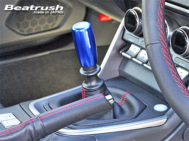 LAILE BEATRUSH Alu SHIFT KNOB TYPE-EBR M12x1.25P SILVER FOR SUBARU BRZ ZD8  A9ZD8MAS-EBR