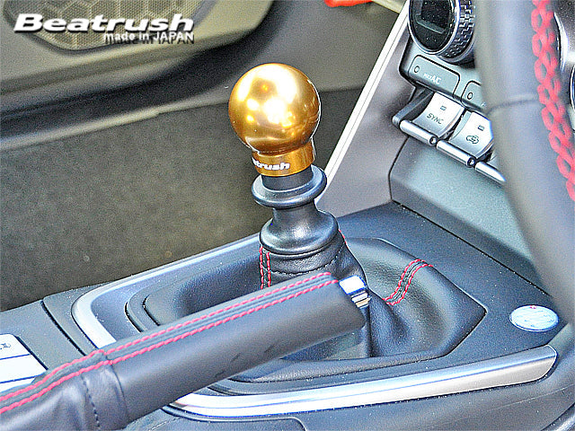 LAILE BEATRUSH Alu SHIFT KNOB TYPE-Q45BR M12x1.25P GOLD FOR SUBARU BRZ ZD8  A9ZD8MAG-QBR